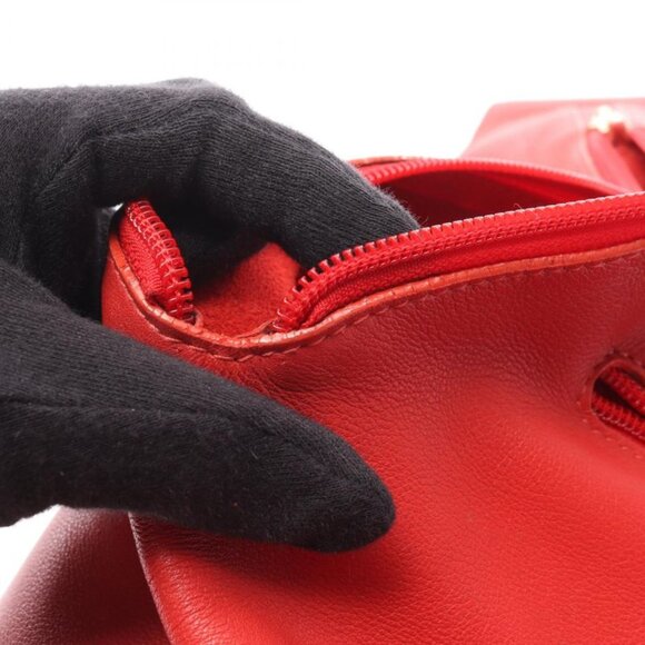Loewe Backpack Anton Red Leather main image 7